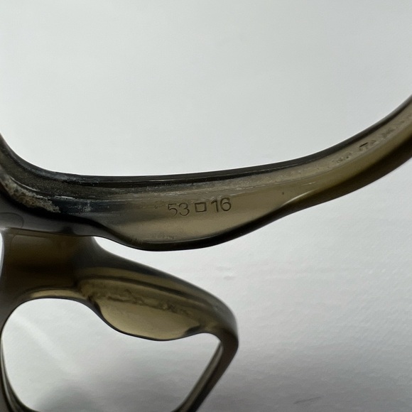 Prada Rectangle Olive Green Eyeglasses - Frames only - Picture 7 of 9